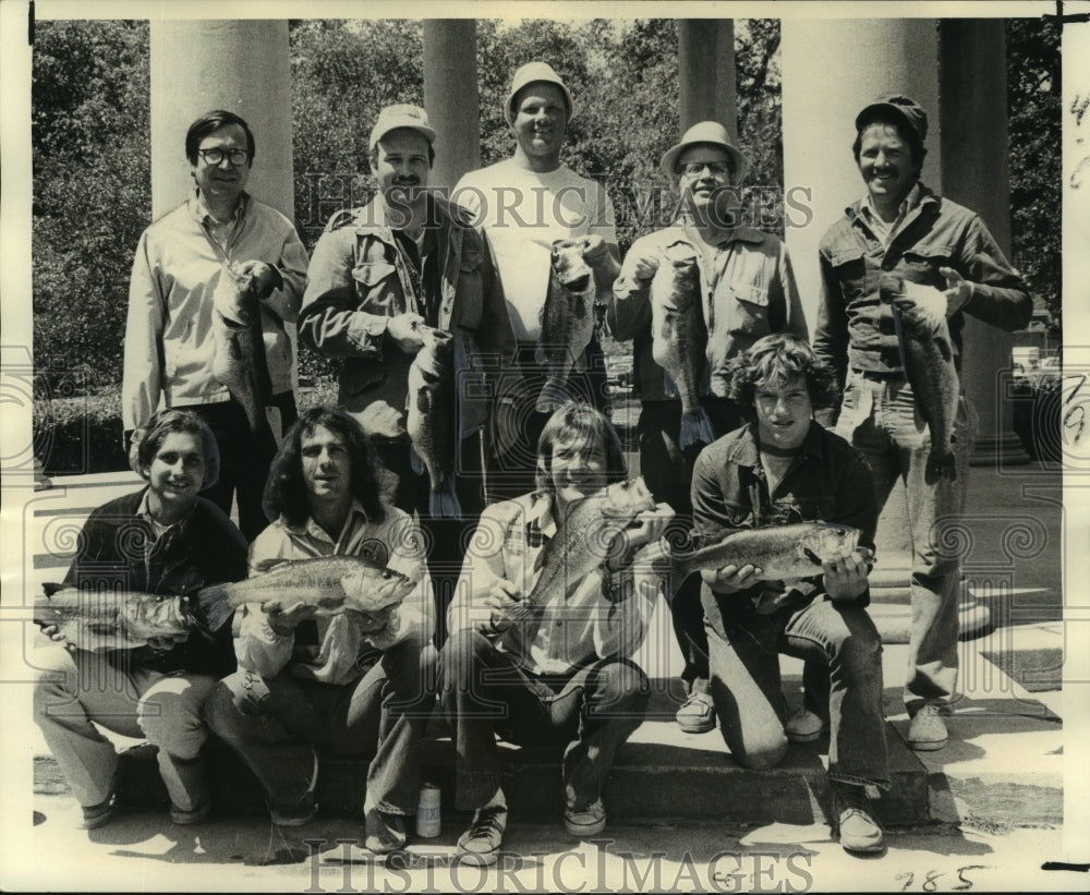 1979 Press Photo Winners at 30th annual City Park States Item Big Bass Rodeo- Historic Images