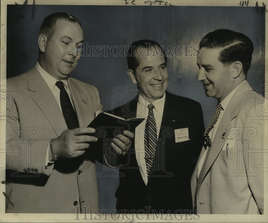 1954 Press Photo Louisiana Association of Broadcasters Meeting, New Orleans
