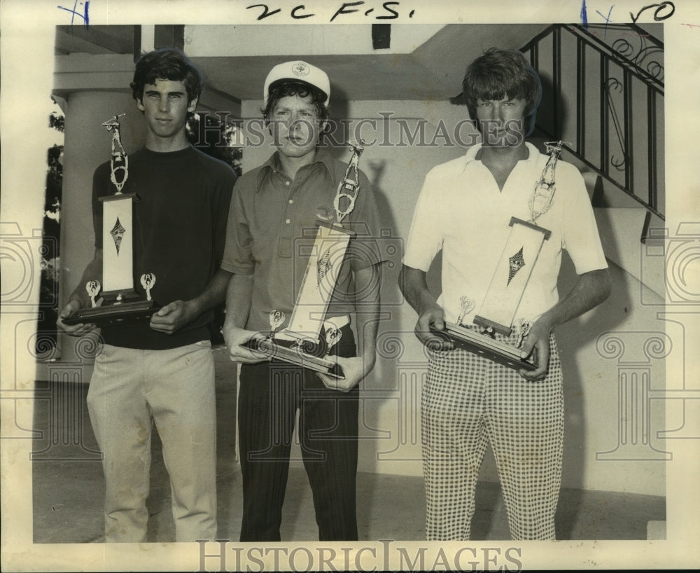 1973 Press Photo Golf players who won Jaycee junior gold championship- Historic Images