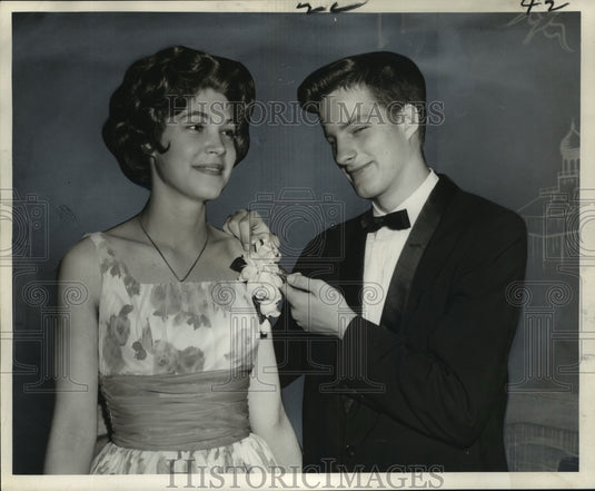 1962 Press Photo Miss Elizabeth Dahlman & Randolph Brehm at Southern Yacht Club