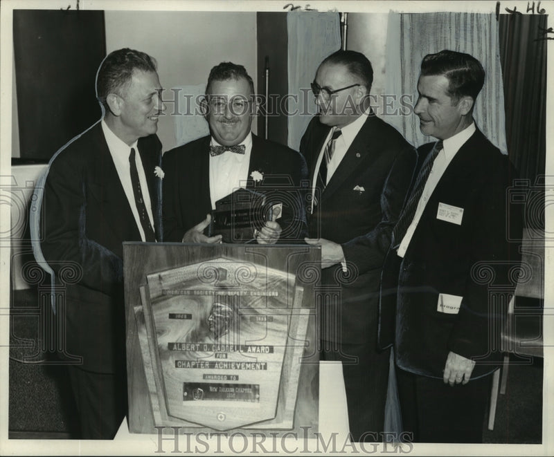 Load image into Gallery viewer, 1957 Press Photo F.O.Cornay, fellow American Society of Safety Engineers members

