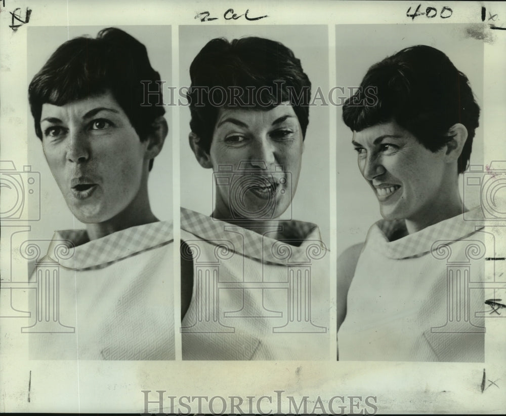 1966 Press Photo Mrs.Michael Collins, wife of Astronaut Collins during interview