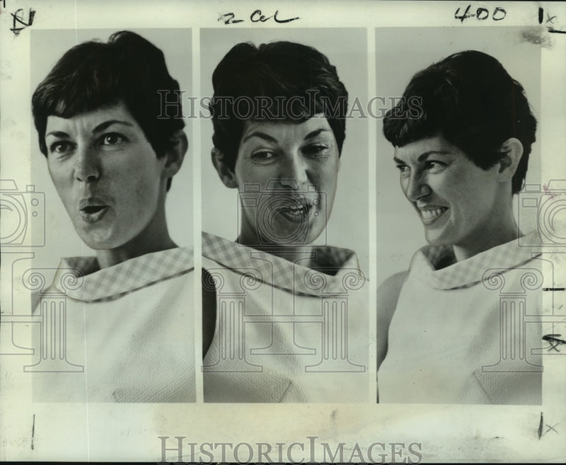 Load image into Gallery viewer, 1966 Press Photo Mrs.Michael Collins, wife of Astronaut Collins during interview
