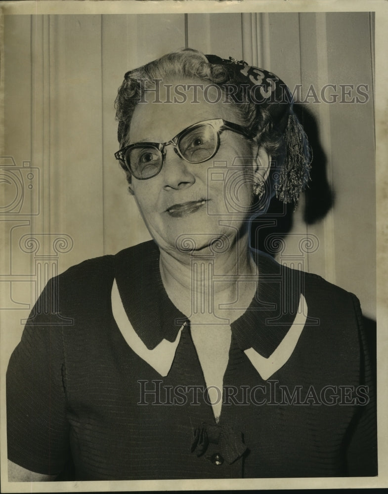 1967 Press Photo Mrs. Edez Cline, We Do It Cootiette Club, New Orleans