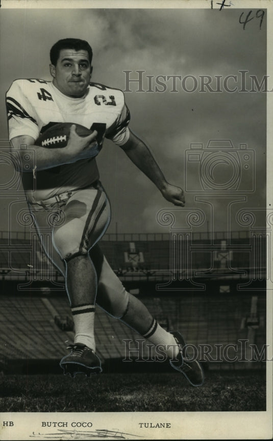 1965 Press Photo Football - Butch Coco of Tulane - noo06642- Historic Images