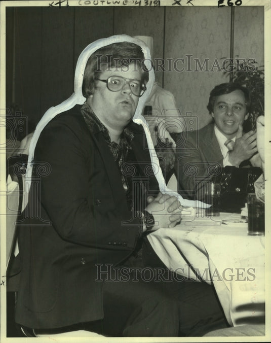 1979 Press Photo WNOE Radio's Ed Clancy wins AFTRA's radio personality award- Historic Images