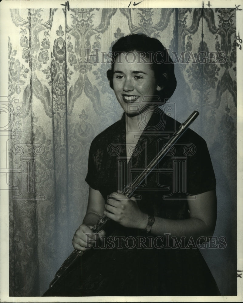 1959 Press Photo Musician - Flutist Jan Cole - noo06739