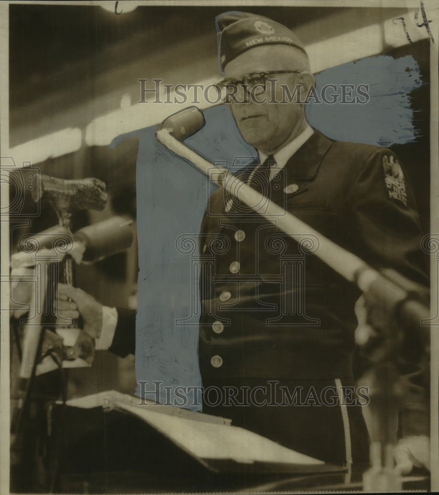 1955 Press Photo Seaborn Collins opens the American Legion&#39;s convention