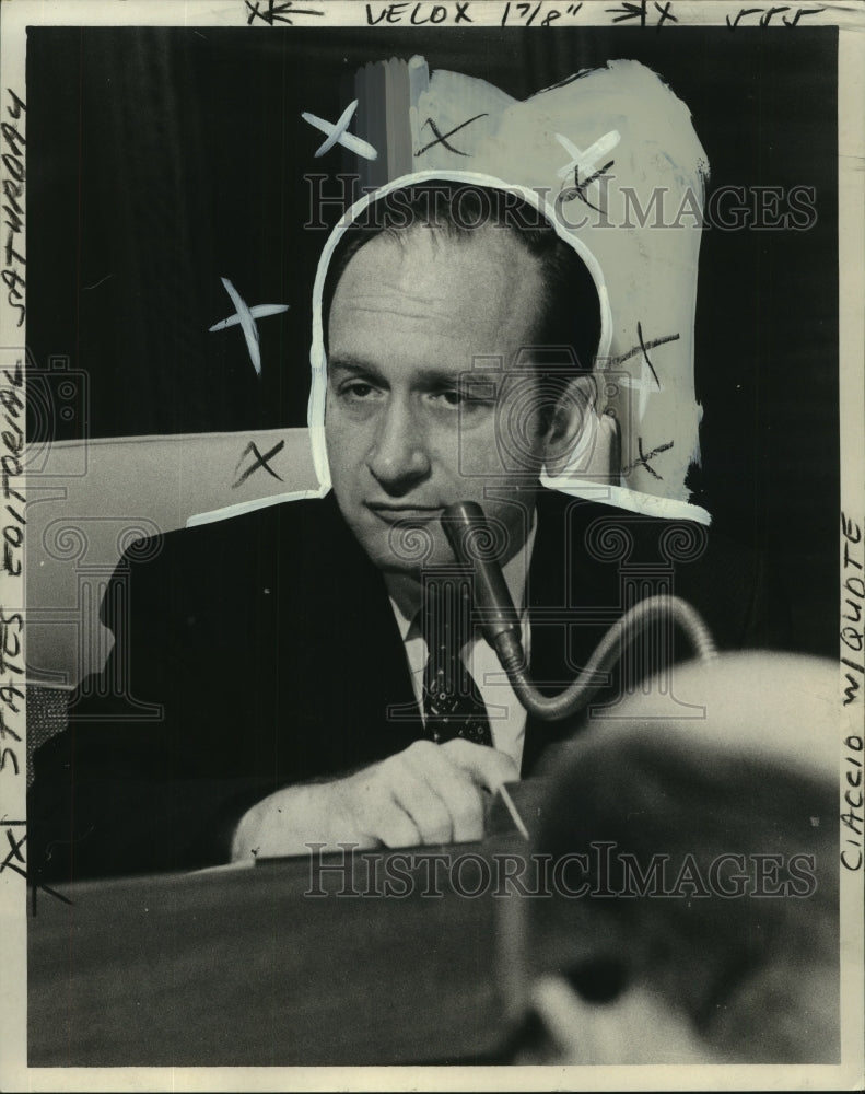 1971 Press Photo Politician and lawyer, Philip C. Ciaccio - noo06831