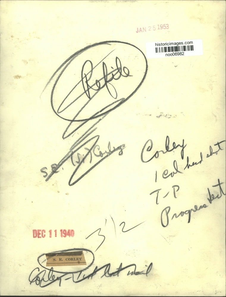 1940 Press Photo S. E. Corley - noo06982