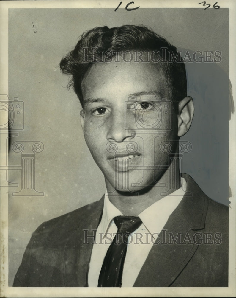 Load image into Gallery viewer, 1962 Press Photo President of St. Augustine Student Council Anthony Cuillier

