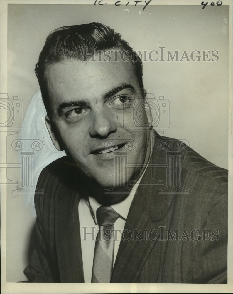 1966 Press Photo C. Edmond Condrain Jr. of Carrollton Business Men&#39;s Association