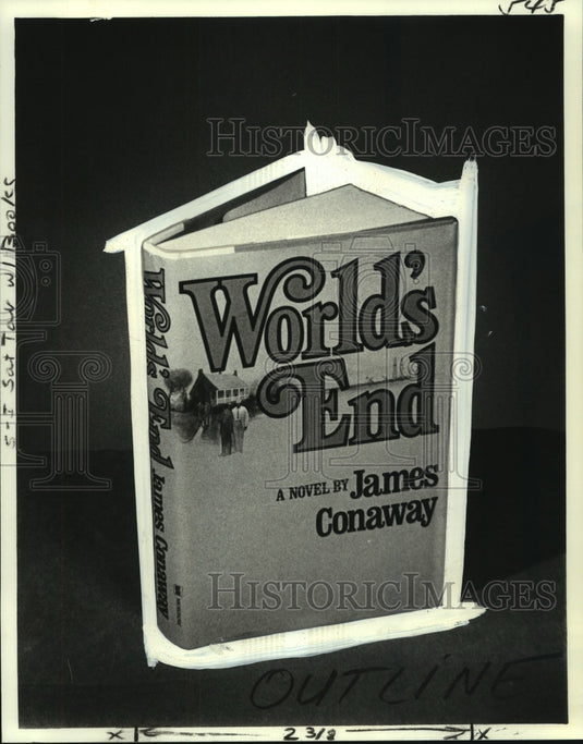1979 Press Photo World's End book by author James Conaway- Historic Images