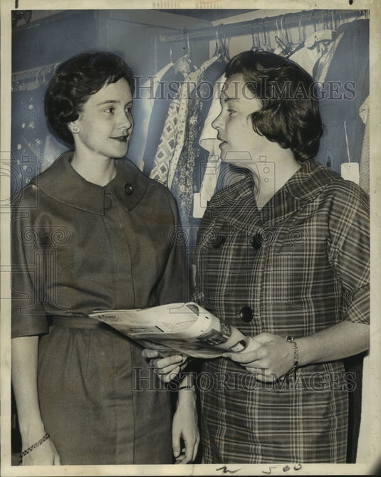 1961 Press Photo Representatives of the Junior League of New Orleans - noo07178