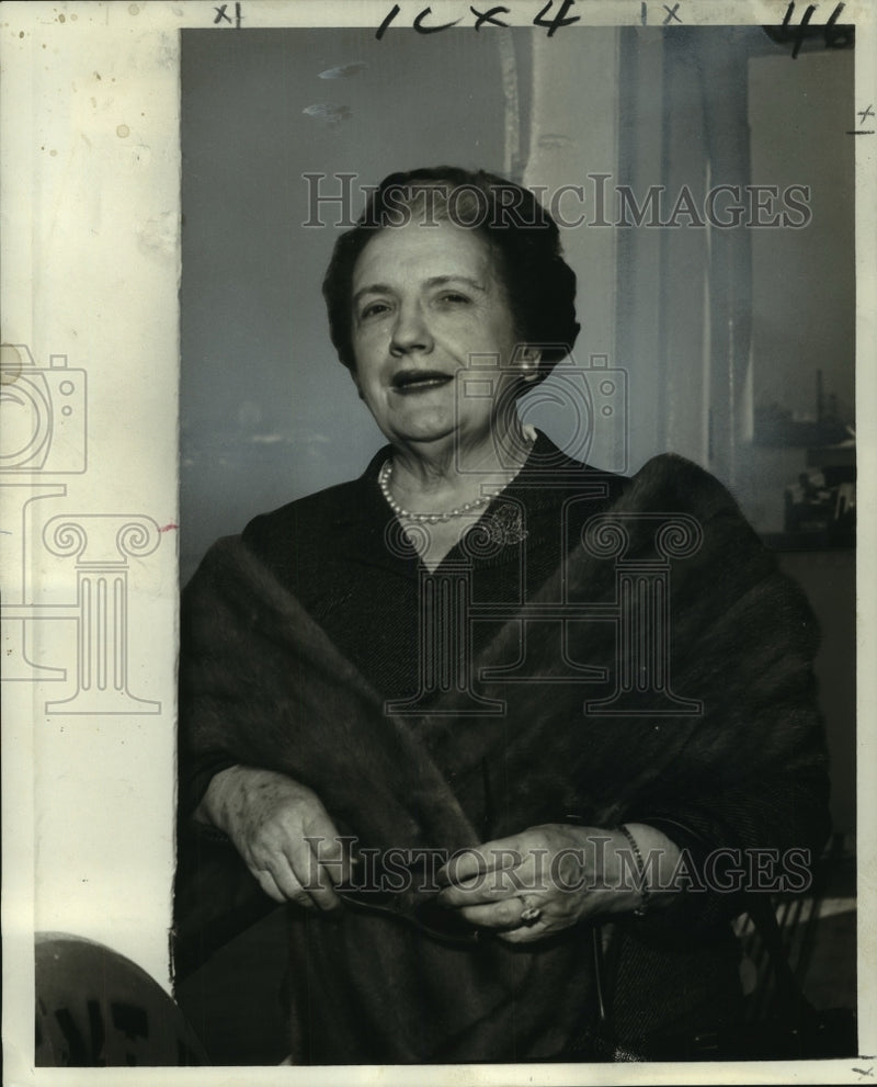 Load image into Gallery viewer, 1961 Press Photo Mr. Joseph A. Danna aboard the S.S. President Polk ship
