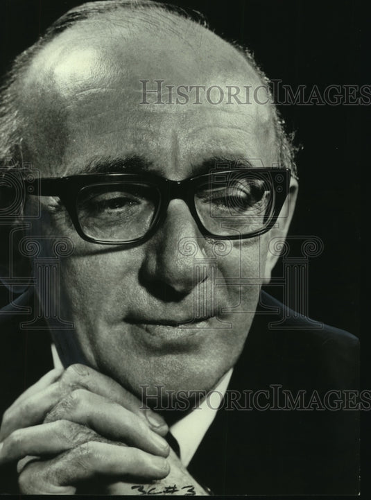 1970 Press Photo Clifford Curzon, Pianist - noo07456