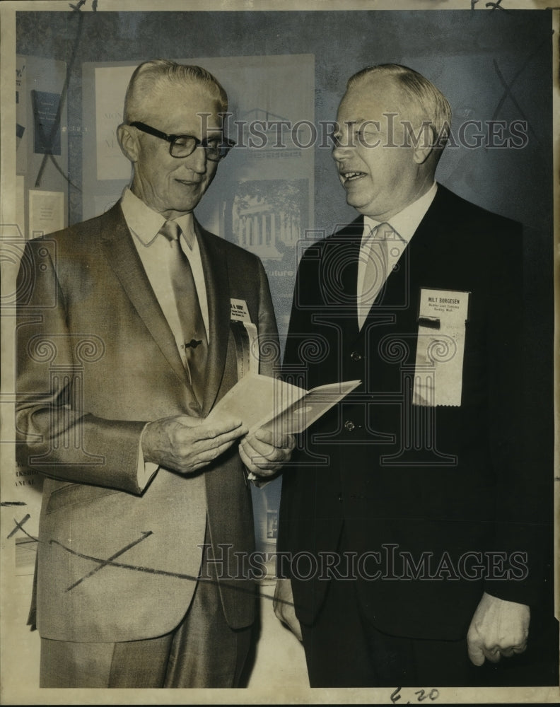 Load image into Gallery viewer, 1968 Press Photo Rene A. Curry, National Consumer Finance Association President
