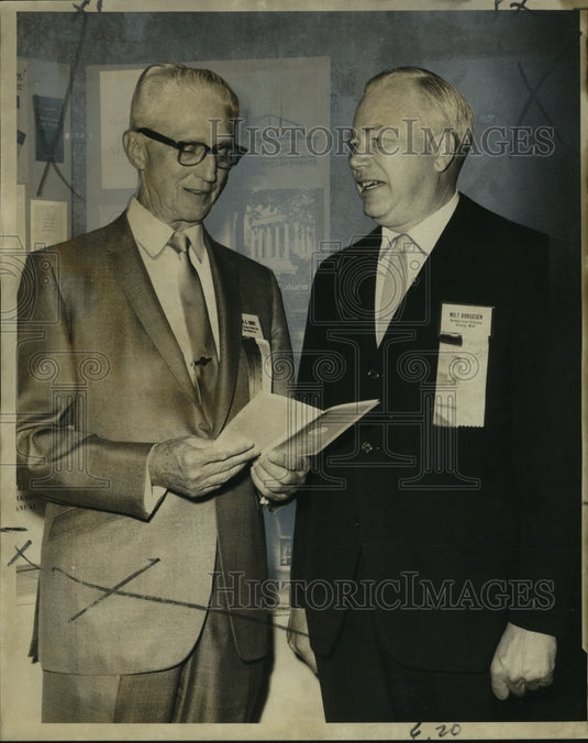 1968 Press Photo Rene A. Curry, National Consumer Finance Association President