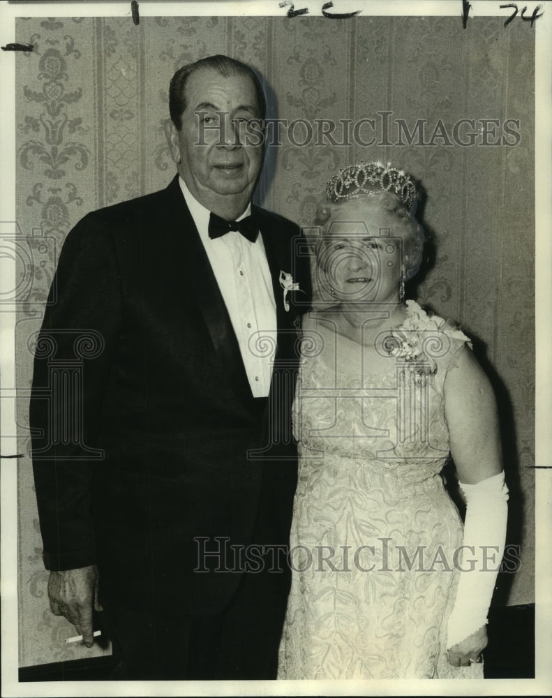 1970 Press Photo Julian Creel at Grand Court Order of the Amaranth Convention- Historic Images