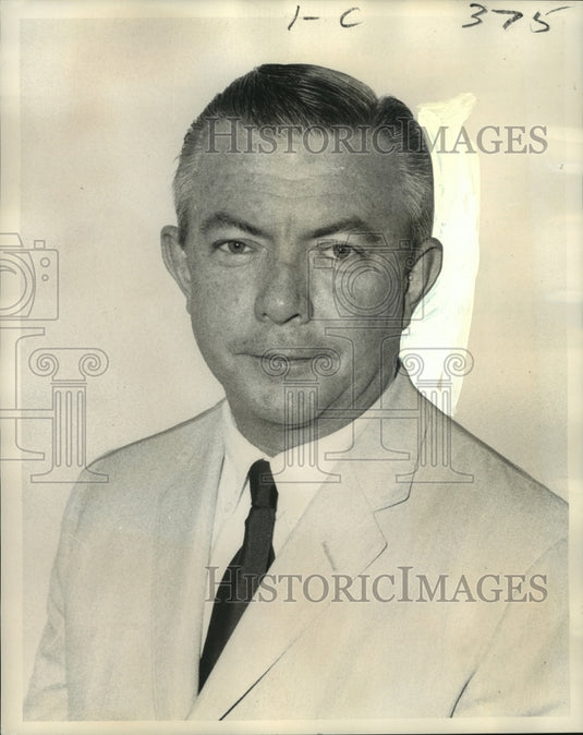 1968 Press Photo Cy Courtney announced candidacy for U.S. Representative- Historic Images