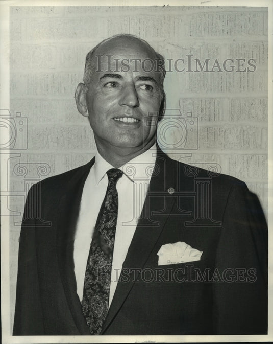 1967 Press Photo Norman J. Coste as president of the Lions Club of Metairie- Historic Images