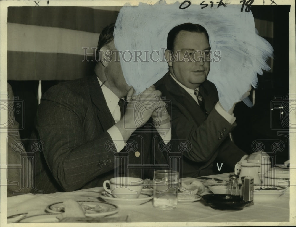  Press Photo L.M. &quot;Bill&quot; Jones and Jim Crowley- Historic Images