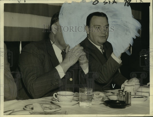  Press Photo L.M. "Bill" Jones and Jim Crowley- Historic Images