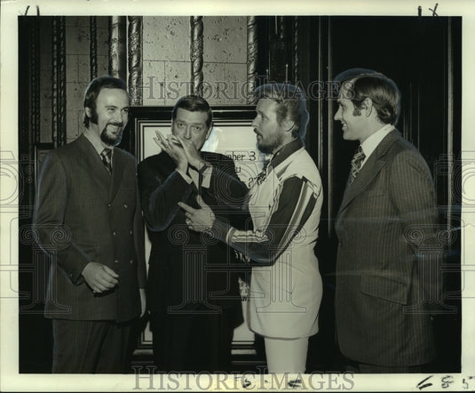 1970 Press Photo Hotel Sales Association members at Toy Fund Christmas Dance