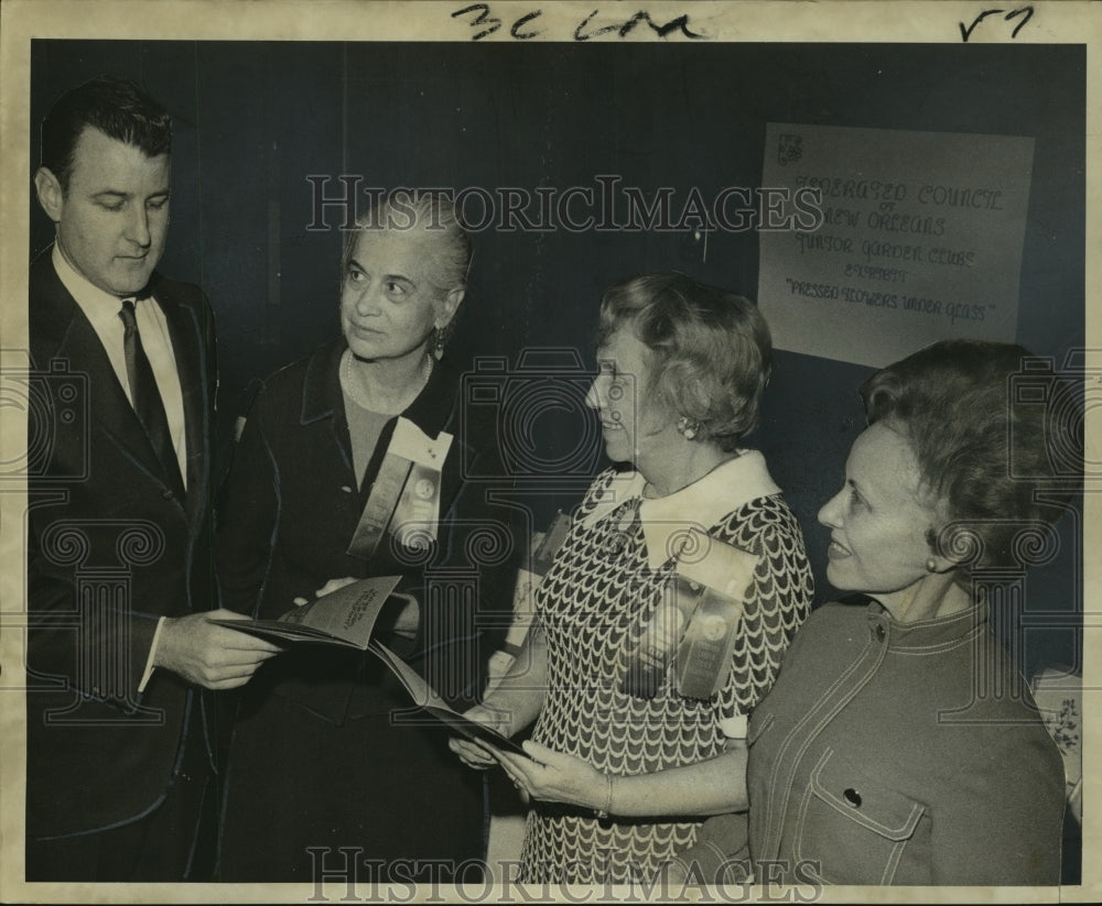 1970 Press Photo Attendees of Louisiana Garden Club Federation Inc. convention- Historic Images