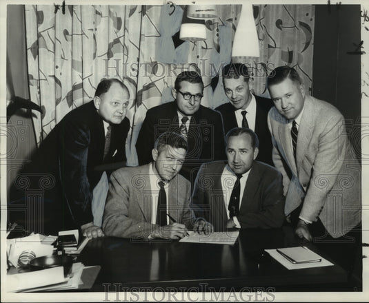 1957 Press Photo Members, Better Boating Association of Metropolitan New Orleans