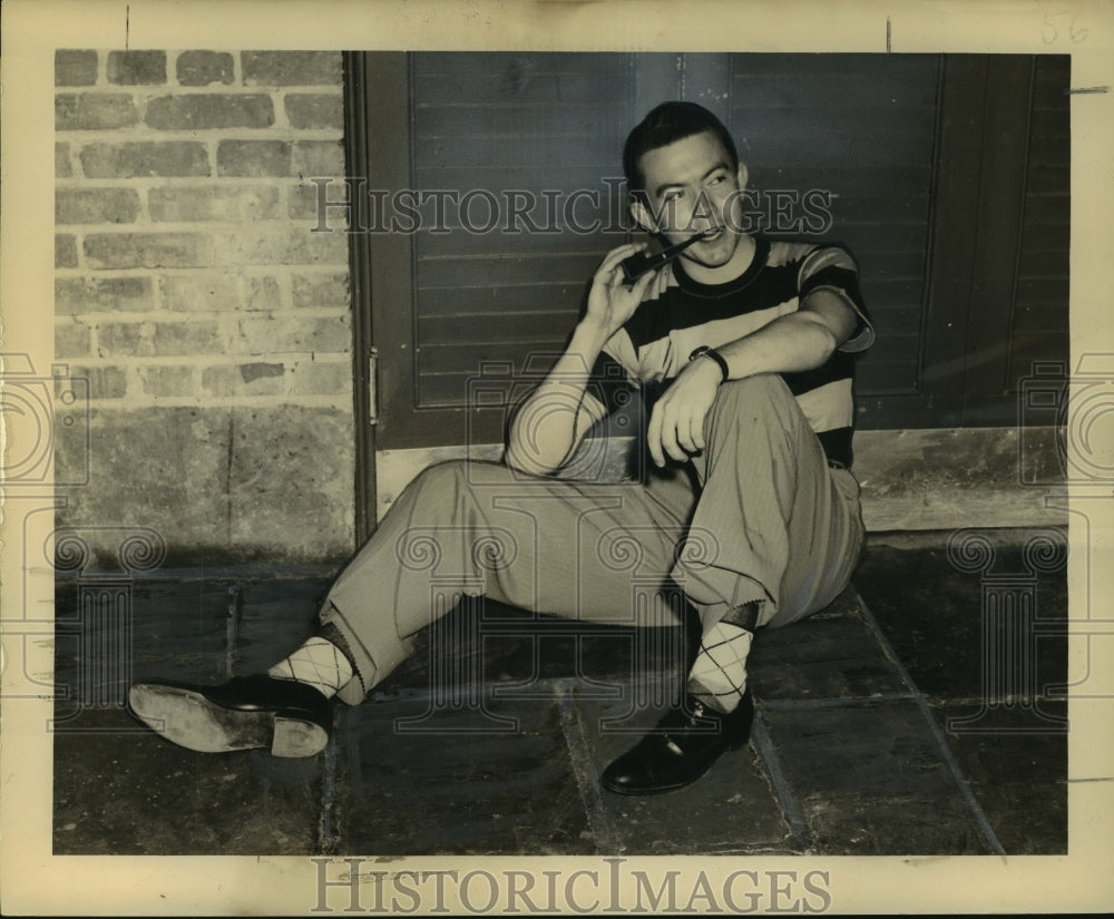 1949 Press Photo Cy Courtney, president College of Arts & Sciences, Tulane Univ.