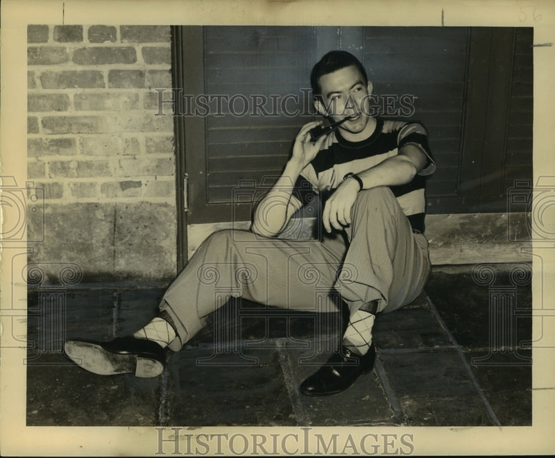 Load image into Gallery viewer, 1949 Press Photo Cy Courtney, president College of Arts &amp; Sciences, Tulane Univ.
