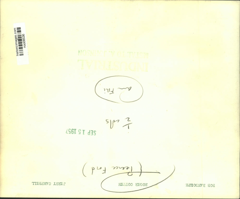 1957 Press Photo Bob Randolph, Roger Cotten and Jerry Campbell - noo08536