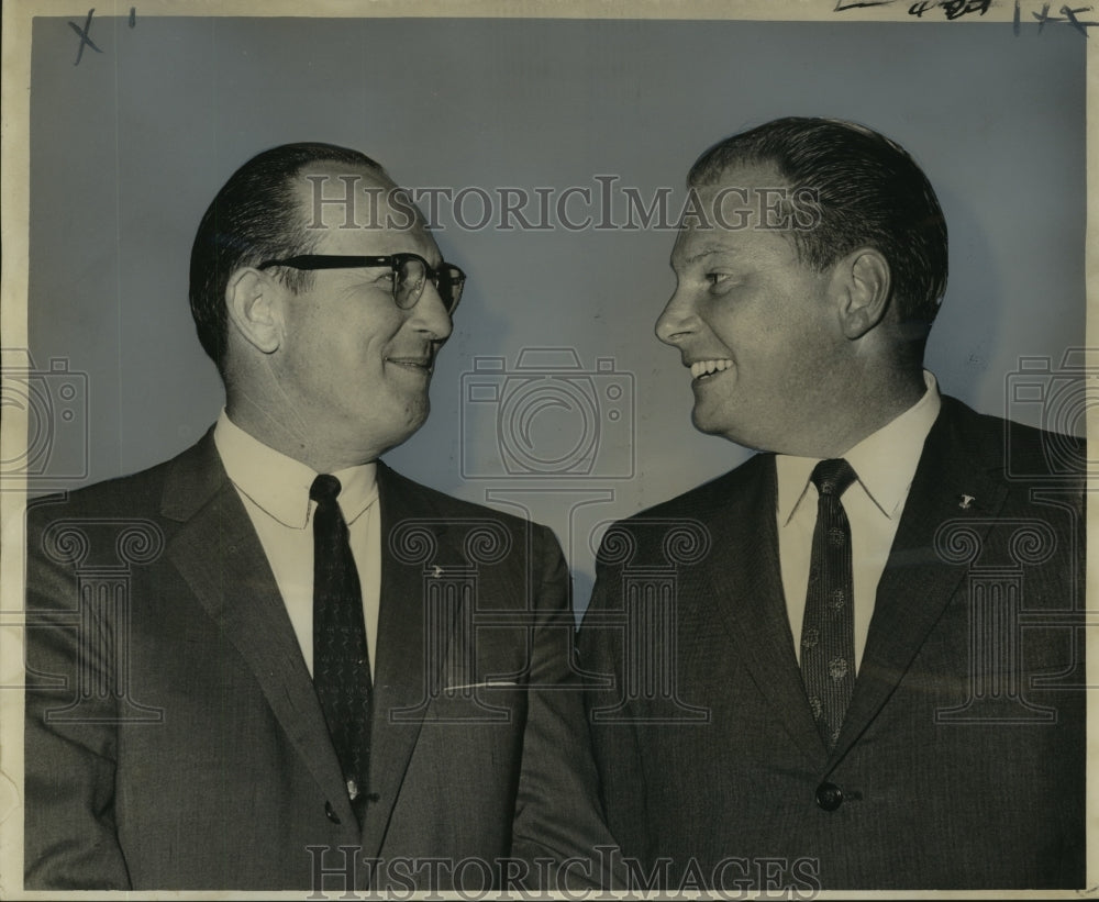 1964 Press Photo Kennedy Croom and Lawrence Moran of Louisiana Easter Seals