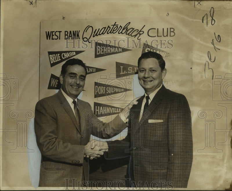 Load image into Gallery viewer, 1964 Press Photo West Bank Quarterback Club's John Kelleher, Edward C. Craine
