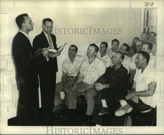 1956 Press Photo Louisiana State University In-Service Police Training Session