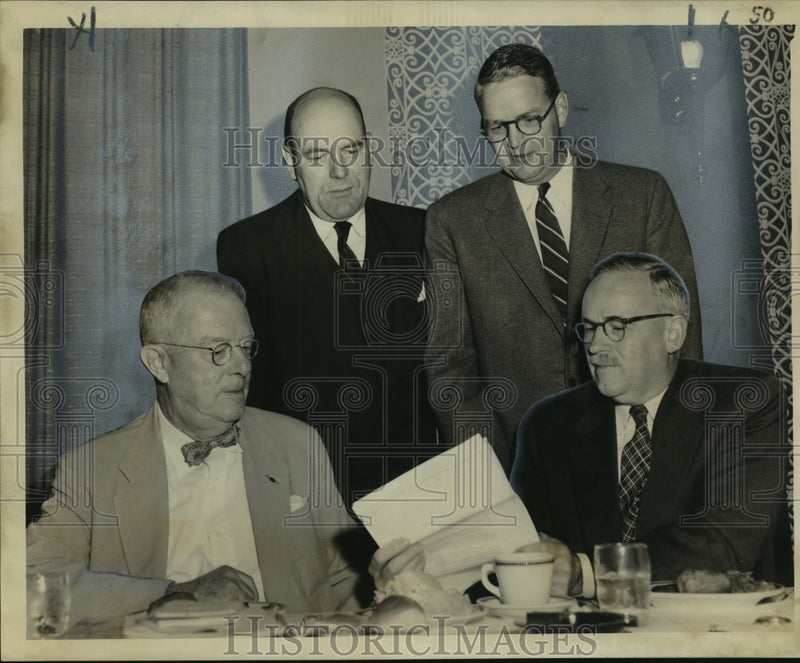 Load image into Gallery viewer, 1955 Press Photo Bureau of Governmental Research Officers, New Orleans
