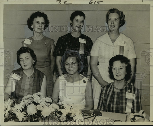 1963 Press Photo Members of the Council on Hospital Auxiliaries - noo08899