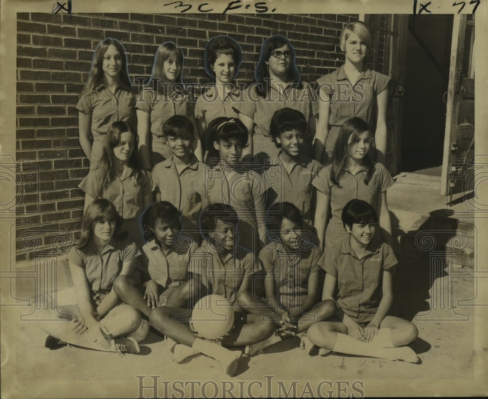 1968 Press Photo Colton Junior High team, City Junior Volleyball champions- Historic Images