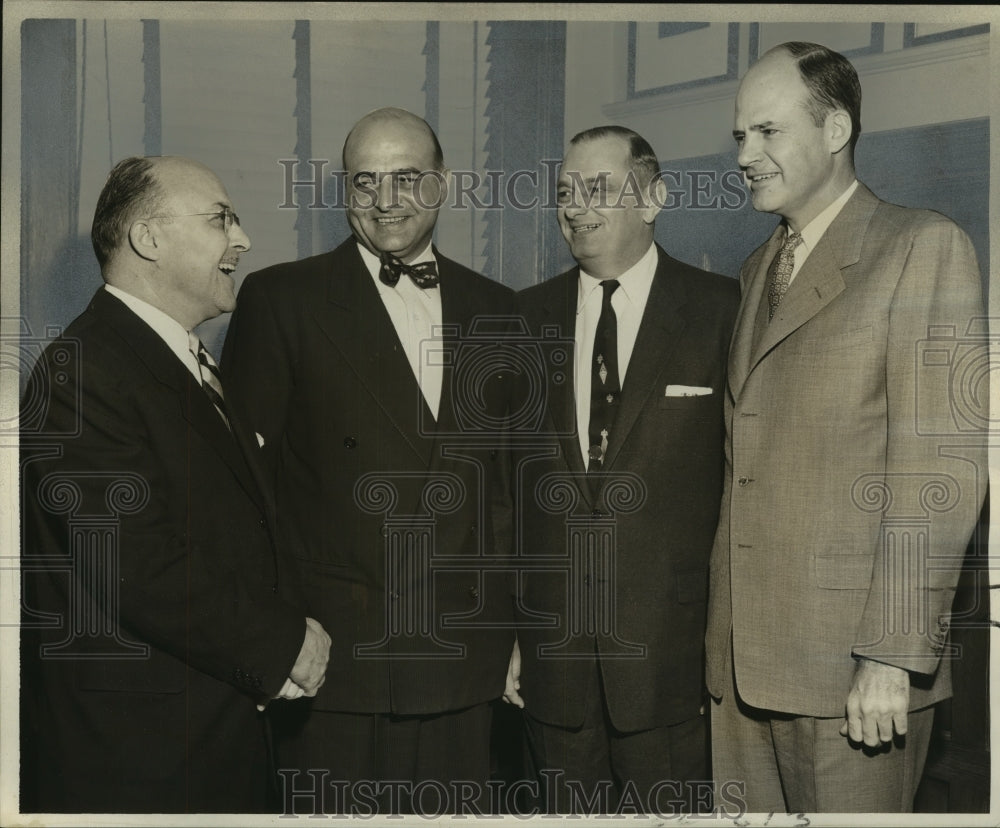 1955 Press Photo Chamber of Commerce of New Orleans Area new officers