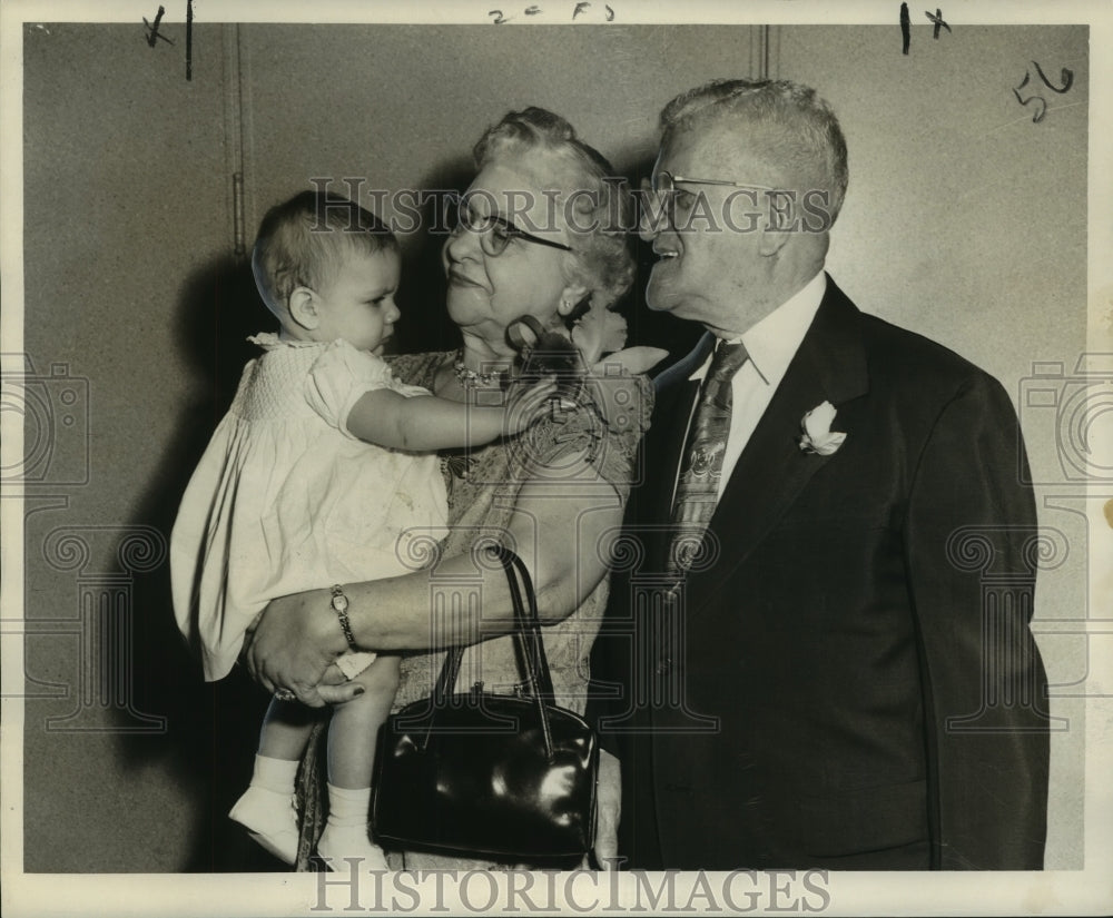 1959 Press Photo Mr. and Mrs. Frank Joseph Dilberto at 59th Wedding Anniversary