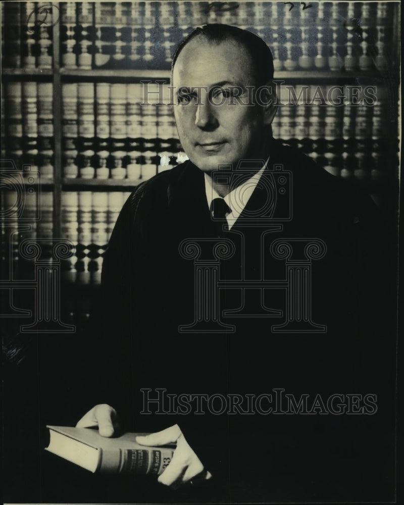 1972 Press Photo Judge Oliver Delery, candidate for judge on Court of Appeal- Historic Images