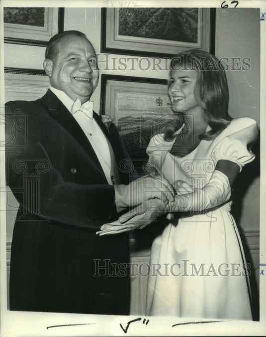 1971 Press Photo Winifred Delery & Oliver Delery, New Orleans Court Judge- Historic Images