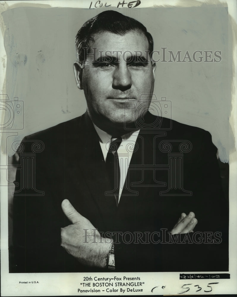 1968 Press Photo Phil DiNatale in &quot;The Boston Strangler&quot; Movie - noo09554