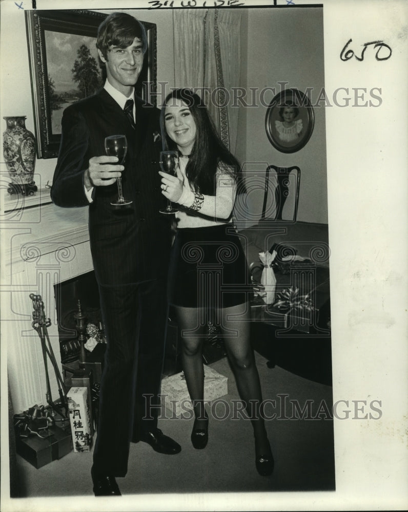 1971 Press Photo Martin DeLaureal &amp; Deborah Doyle- Historic Images