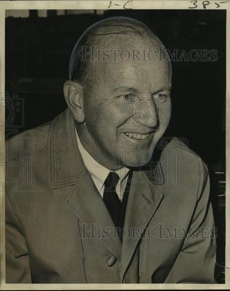 1966 Press Photo David F. Dixon, Louisiana Stadium & Exposition District