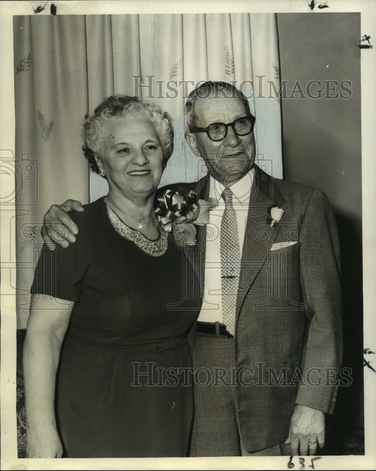 1960 Press Photo Mr.& Mrs. Saverio Diliberto mark their 50th wedding anniversary- Historic Images