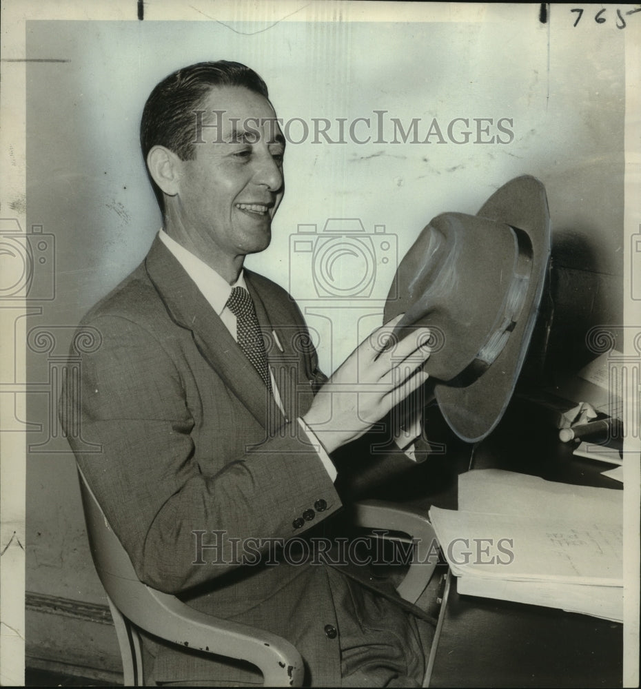 1956 Press Photo William &quot;Bill&quot; Coci, Sheriff of Jefferson Parish, New Orleans