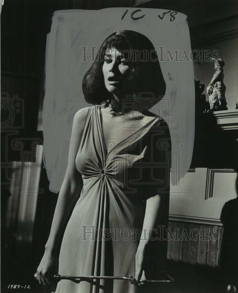1967 Press Photo Actress Ajanette Comer in a scene from Banning at Joy Theater