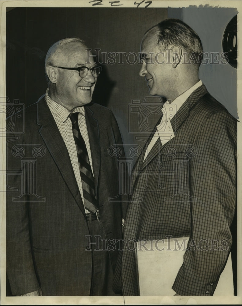 1966 Press Photo Speakers at the College &amp; University Personnel Assoc. meeting